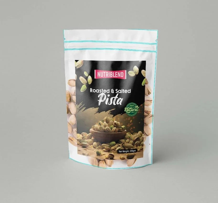 Premium Jumbo Salted Pistachios 250g | Roasted Pista | Luxury Dry Fruit