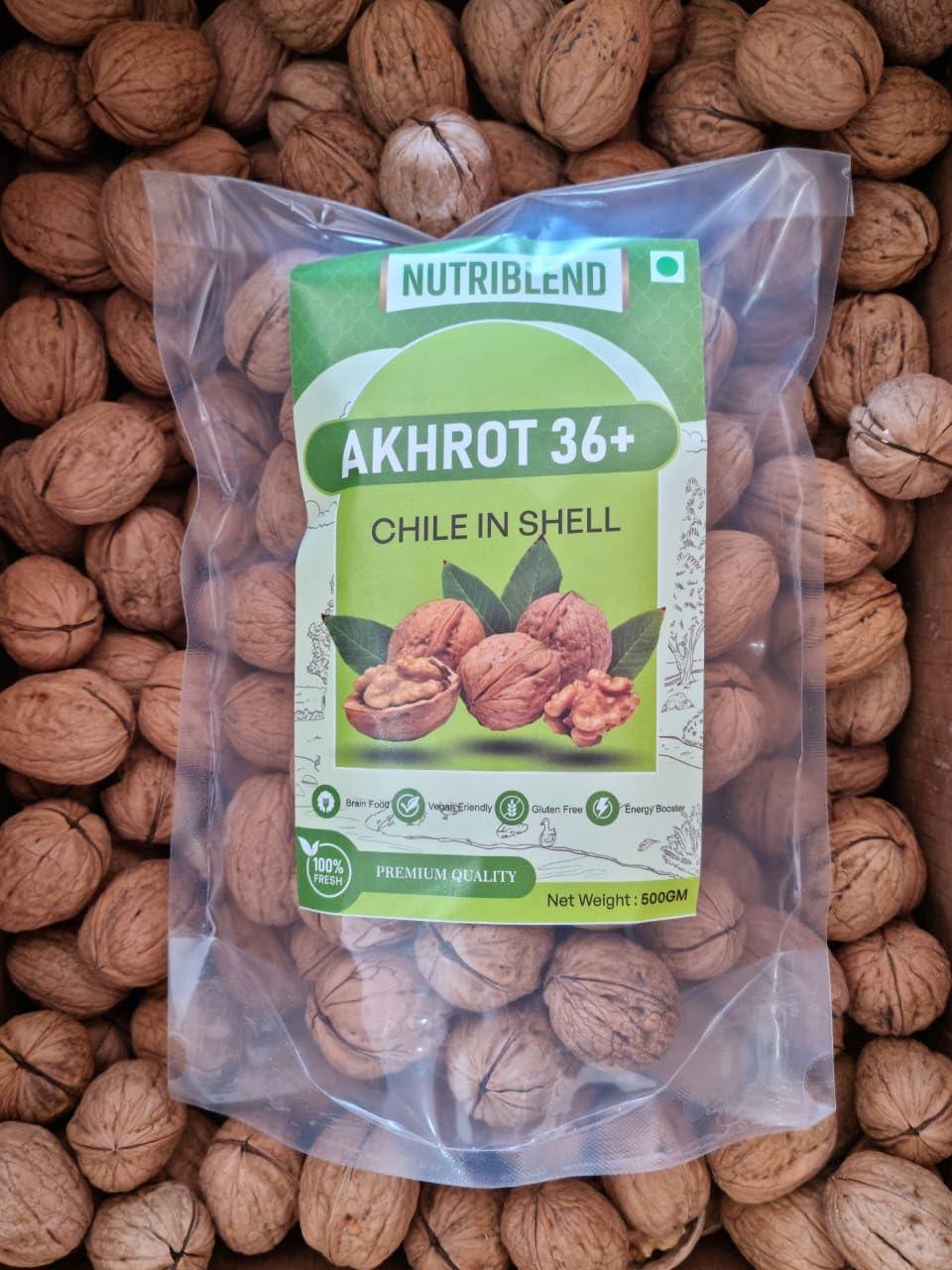 Premium Chile Walnuts 500g | Large In-Shell Akhroat | Luxury Superfood