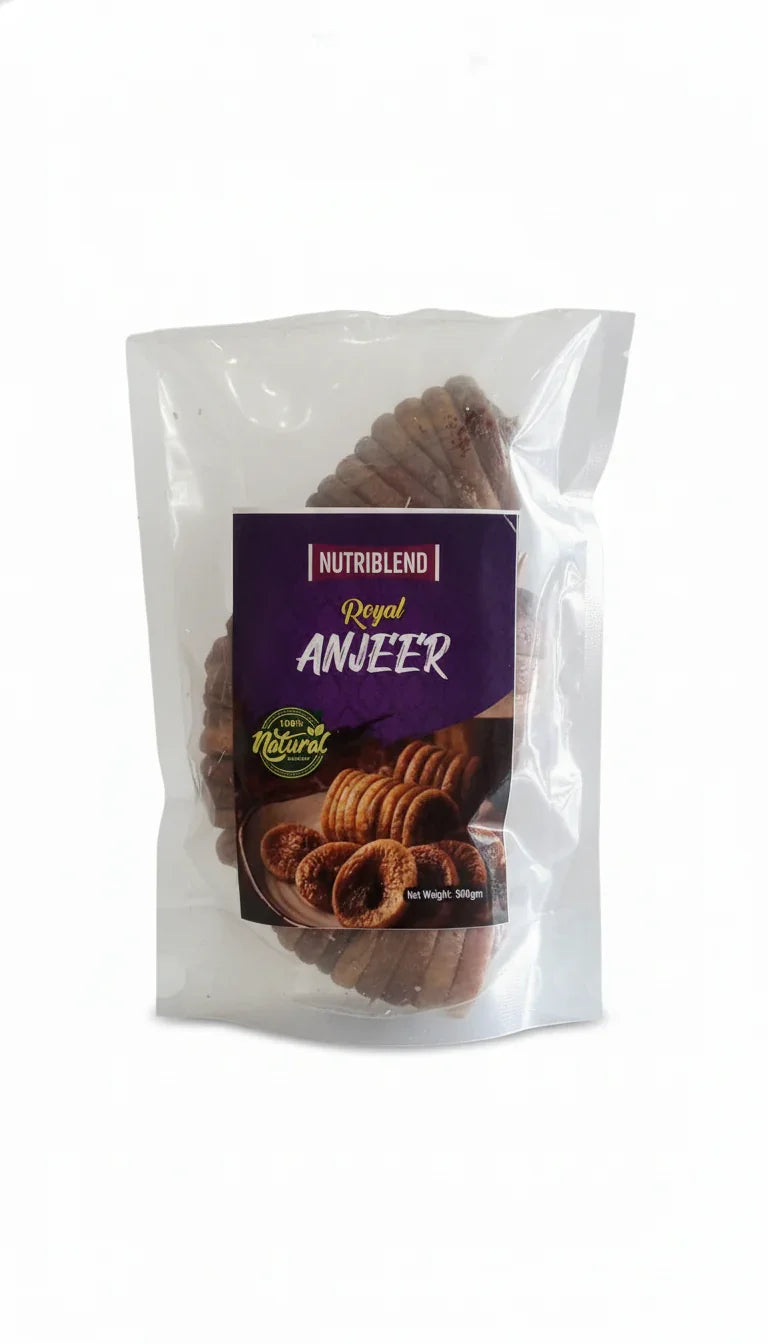 Premium Anjeer 250g | Extra Bold Dried Figs | Fiber-Rich Luxury Dry Fruit