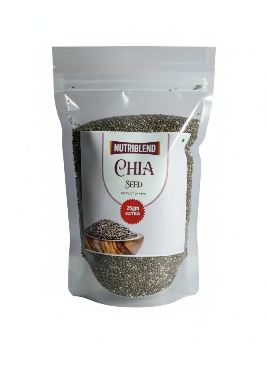 Premium Chia Seeds 200g | Omega-3 Rich Superfood | High-Fiber Seeds for Wellness