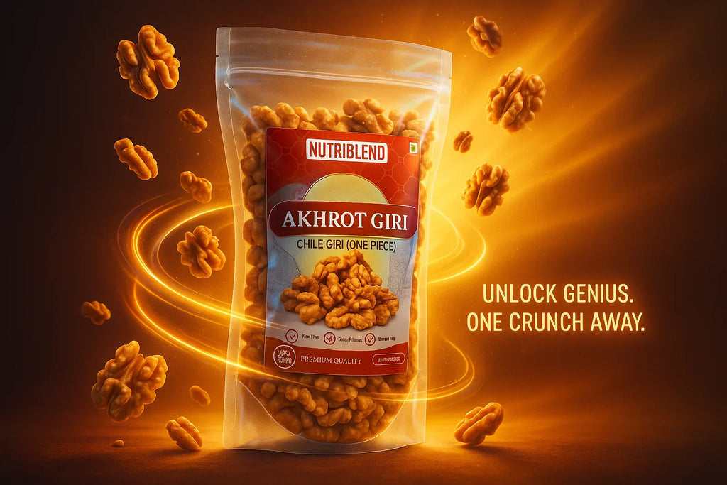 Premium Chile Walnut Kernels 200g | Shelled Akhroat Giri | Omega-3 Rich Superfood