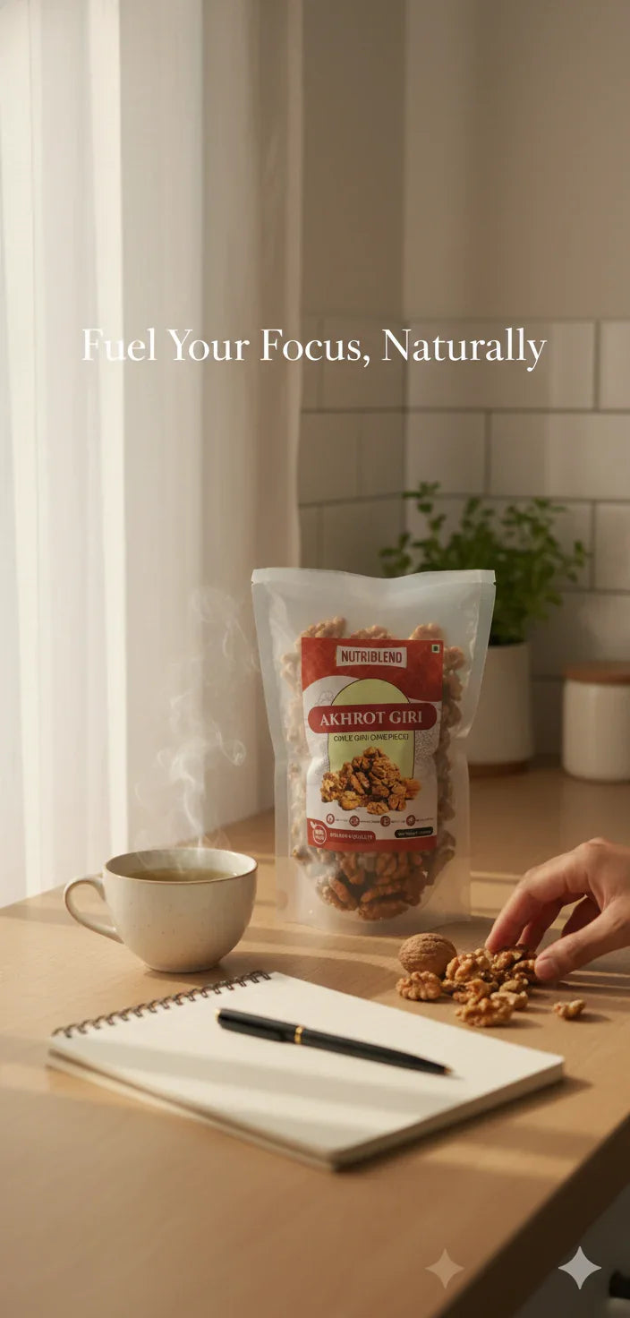 Premium Chile Walnut Kernels 200g | Shelled Akhroat Giri | Omega-3 Rich Superfood