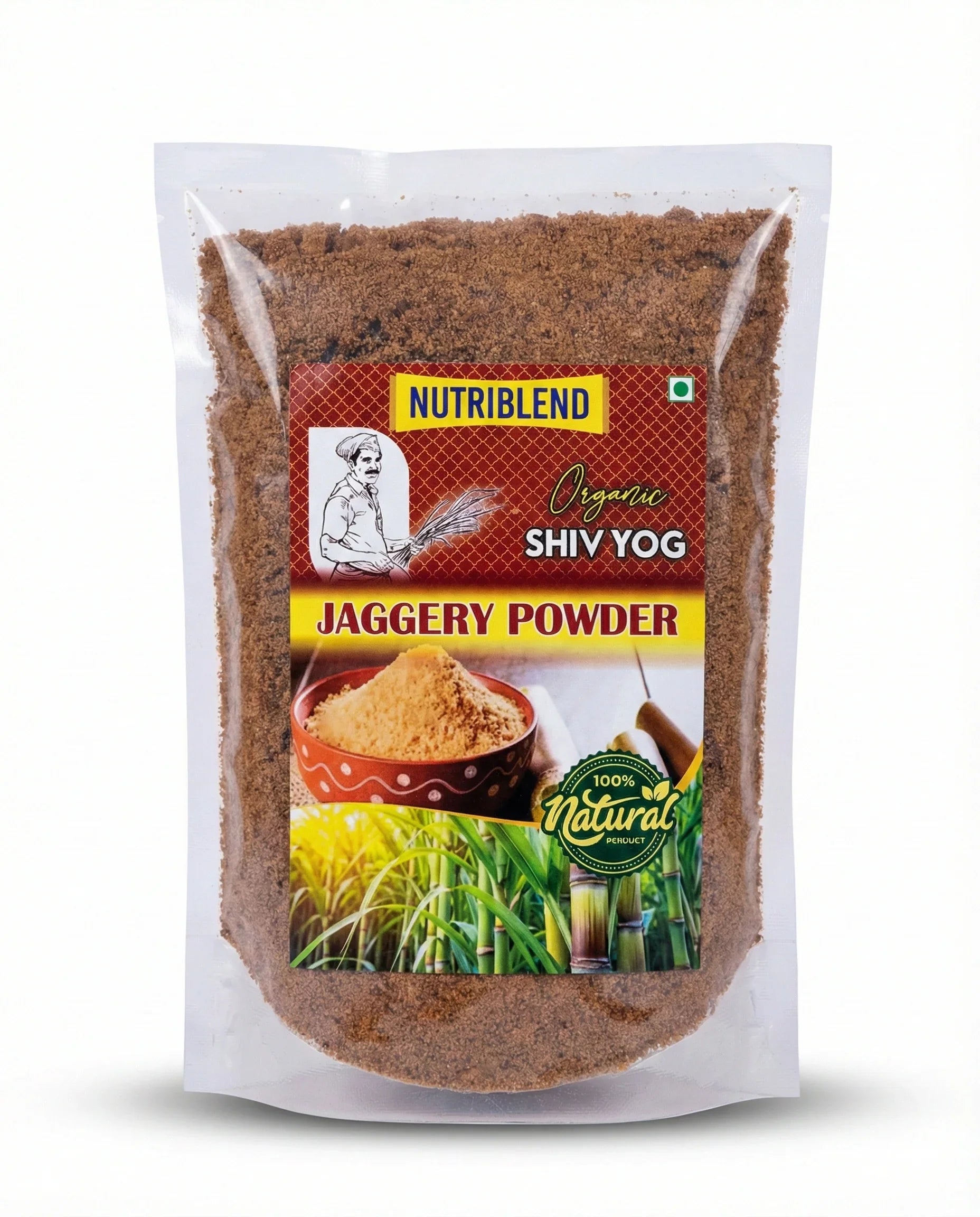 Organic Jaggery Powder 1Kg - Pure Natural Sweetener | NUTRIBLEND