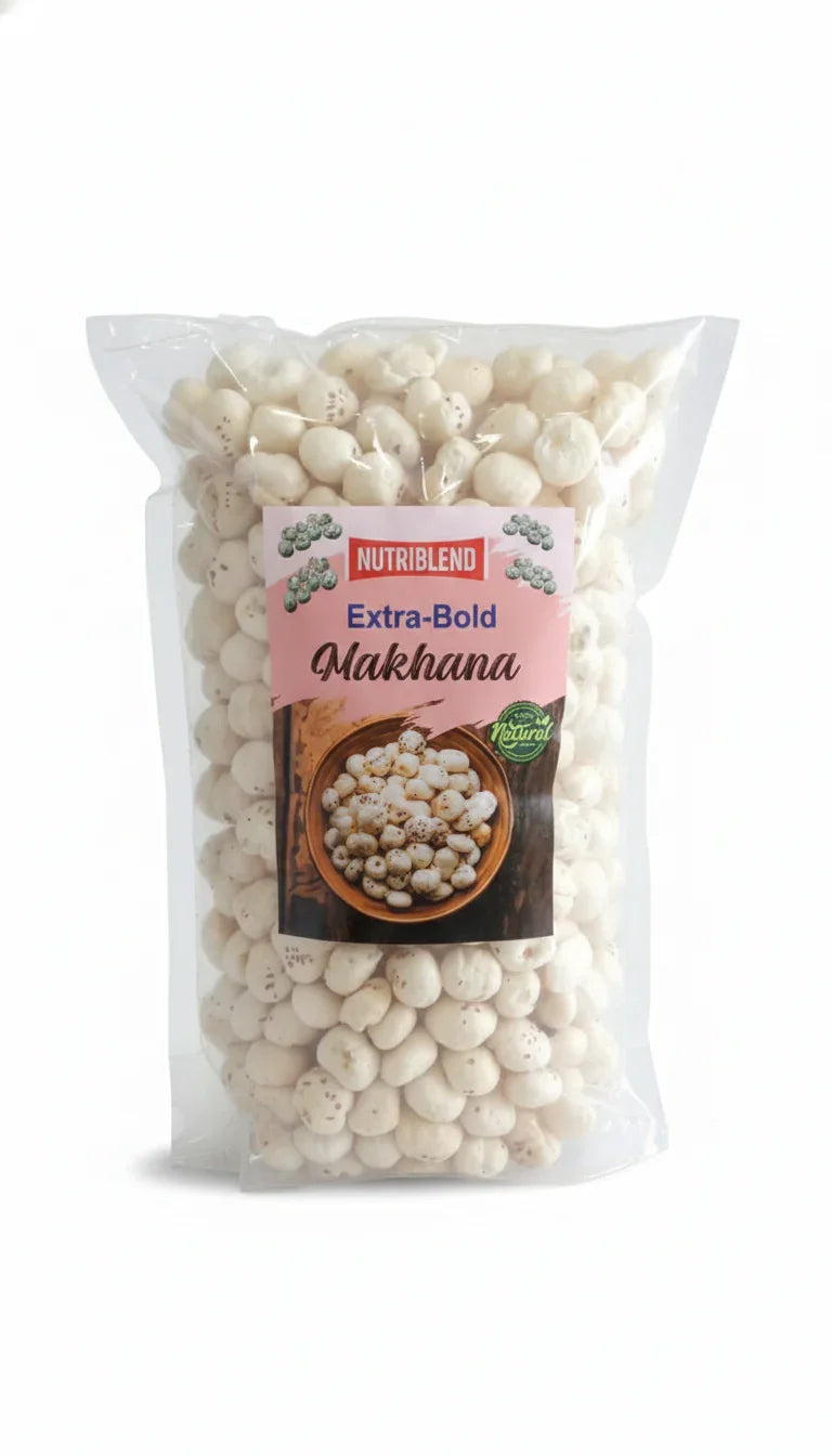 Makhana Extra Bold 200gm | Premium Large Fox Nuts | Roasting & Snacking Grade