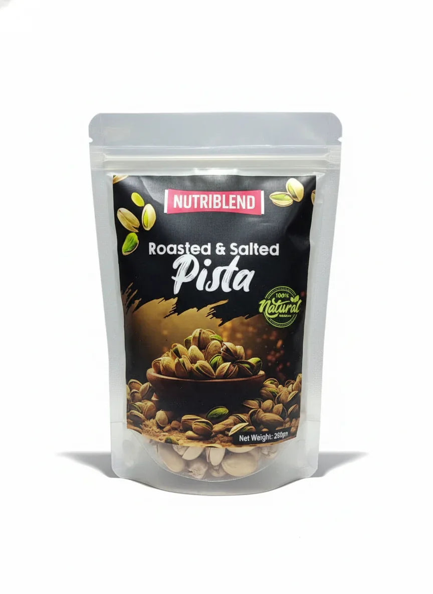 Premium Jumbo Salted Pistachios 250g | Roasted Pista | Luxury Dry Fruit