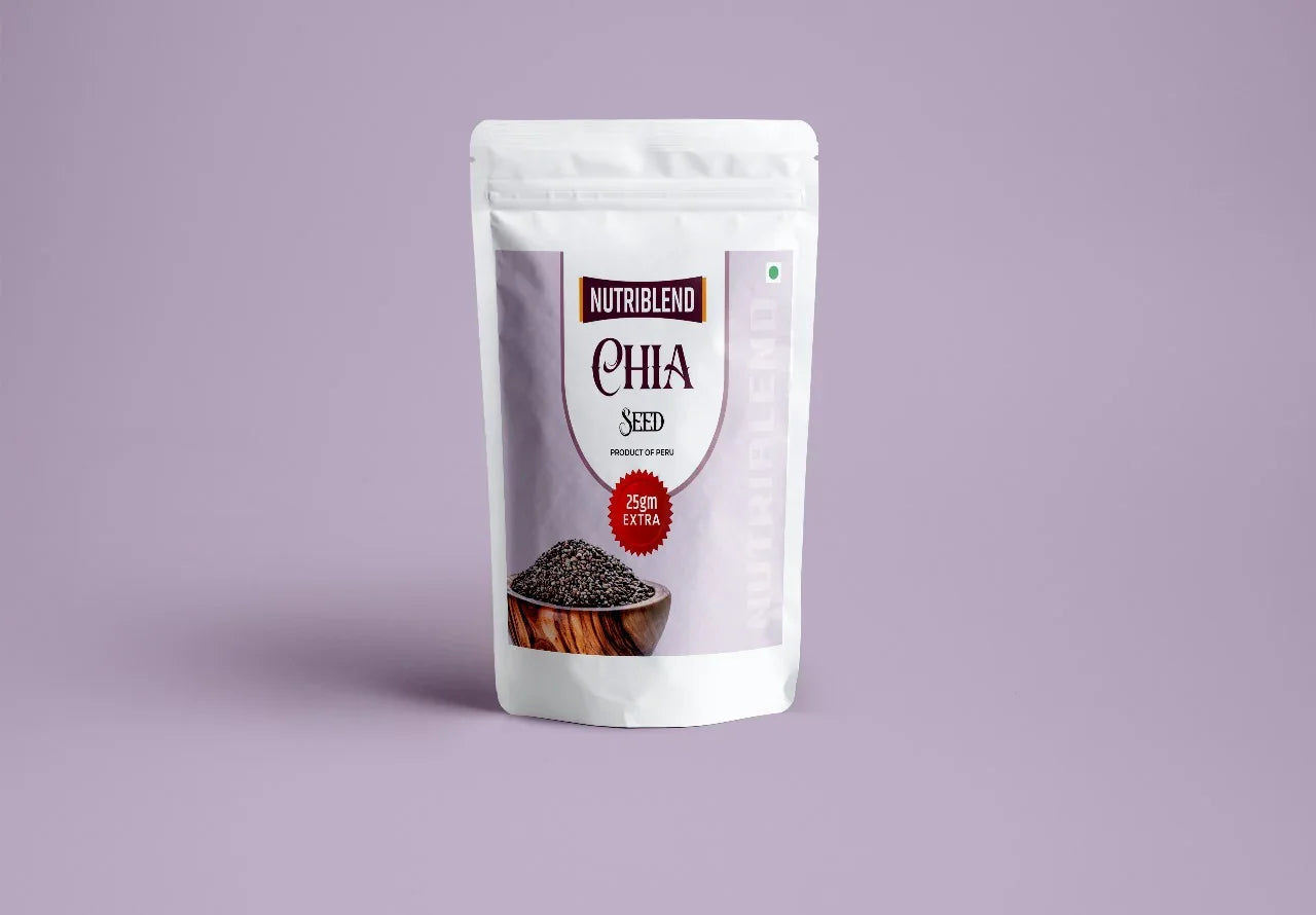Premium Chia Seeds 200g | Omega-3 Rich Superfood | High-Fiber Seeds for Wellness