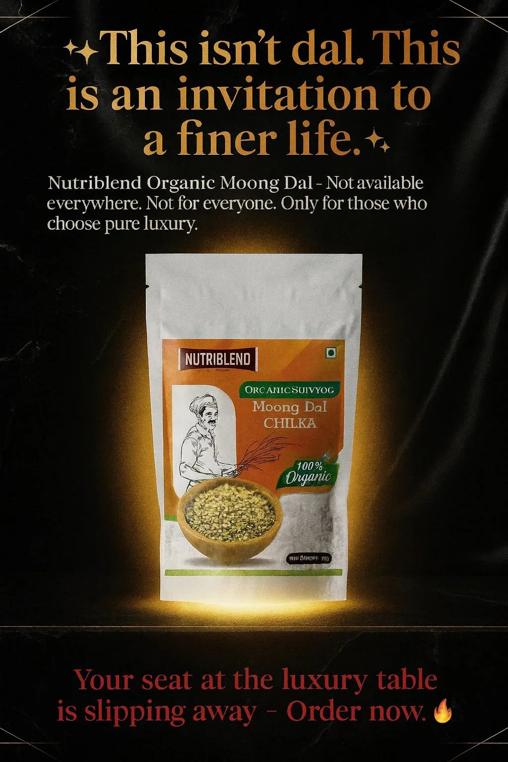 Organic Moong Dal Chilka 1kg | Unpolished Split Green Gram | High-Protein Pulse