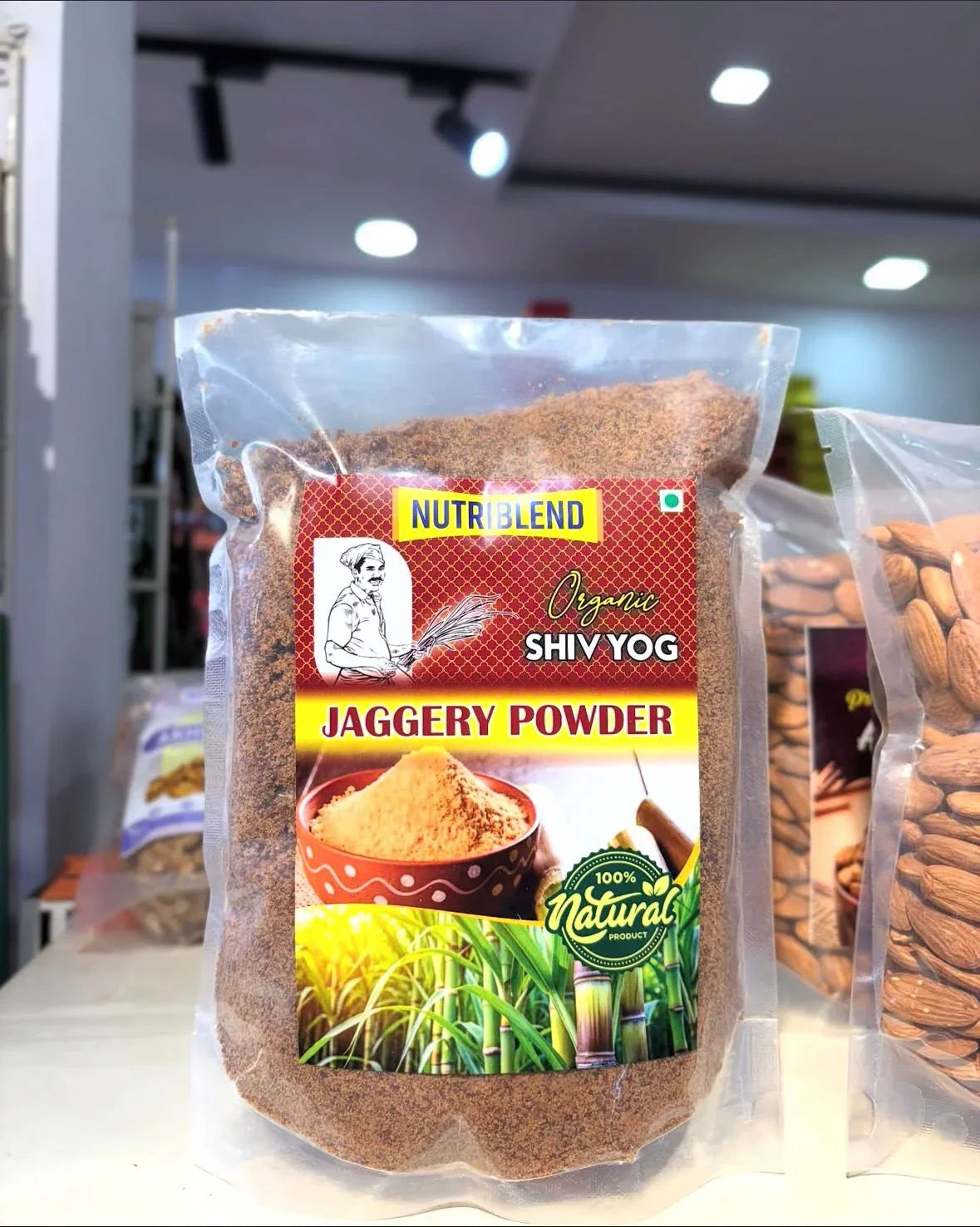 Organic Jaggery Powder 1Kg - Pure Natural Sweetener | NUTRIBLEND